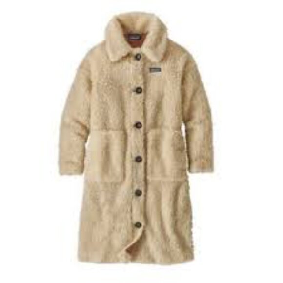 PATAGONIA BNWT Women's Recycled High-Pile Fleece Long Teddy Coat XS - Picture 2 of 7